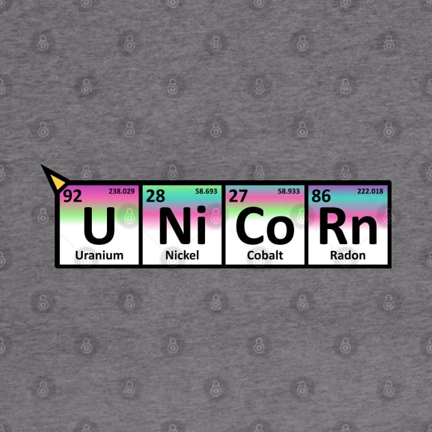 Unicorn on the periodic table by yayor